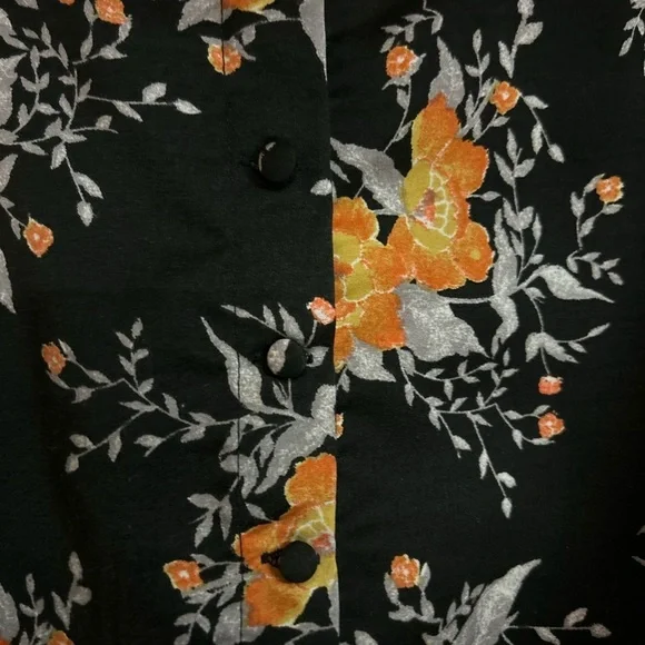 Free People Black Floral Parker Dress - Picture 7 of 9